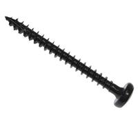 Forgefix Speph540Bl Spectre Pz Compatible Wood Screw Pan Black 5.0 X 40mm Box 200 Forspeph540
