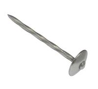Forgefix Spring Head Nail Galvanised 65mm (500G Bag) Galvanised (One Size)