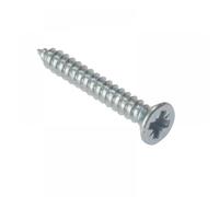 F&F Self Tapping Screws Countersunk 1/2" x 6 Zinc Plated Box 200