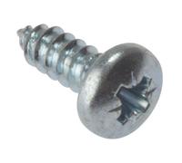ForgeFix Self Tapping Screws Pan Head | 1 1/4" x 10 | Zinc Plated | Box 200