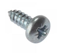 ForgeFix Self-Tapping Screws Pan Head 1/2" x 10 Zinc Plated Box 200