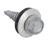 Forgefix Techfast Hex Head Stitching Screw Self-Drill 6.3 X 22Mm Pack 100 in Silver Forgefix Silver