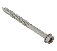 Forgefix Techfast Masonry Screw Torx Compatible Hex 6.3 X 70Mm (Box 100) in Silver Forgefix Silver