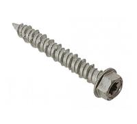 Forgefix Techfast Masonry Screws, Tx Compatible, Hex Multi Colour (6.3 X 32mm)