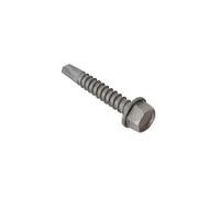 Forgefix Techfast Roofing Sheet To Steel Hex Screw No.3 Tip 5.5 X 50Mm Box 1 in Grey Forgefix Grey