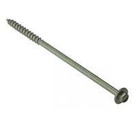 Forgefix TF150 Hex Flange Head Timber Fixing Screw - Green Coated