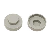 Forgefix Tfcc19Gg Techfast Cover Cap Goosewing Grey 19mm (Pack 100) Fortfcc19Gg