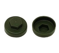 Forgefix Tfcc19Og Techfast Cover Cap Olive Green 19mm (Pack 100) Fortfcc19Og