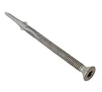 Forgefix Tfcuwwsd5540L Techfast Timber To Steel Csk/wing Screw No.3 Tip 5.5 X 40mm Box 100 Fortfc5540L