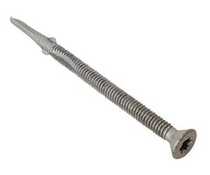 Forgefix Tfcuwwsd5560L Techfast Timber To Steel Csk/wing Screw No.3 Tip 5.5 X 60mm Box 100 Fortfc5560L