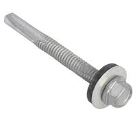 Forgefix Tfhh5551 Techfast Hex Head Roofing Screw Self-Drill Heavy Section 5.5 X 51mm Pack 100 Fortfhh5551