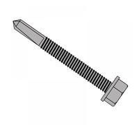 Forgefix TFHUWSD5532H Techfast Roofing Sheet To Steel Hex Screw No.5 Tip 5.5 X 32Mm Box 100