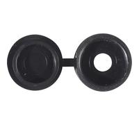 ForgeFix Universal Screw Cover Caps Black 10-12 Pack of 100