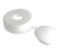 ForgeFix Universal Screw Cover Caps White 10-12 Pack of 100