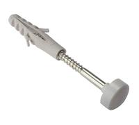Forgefix W.C. Fixing Kit White Cap M6 x 80mm (1 Pair) FORWCFK680