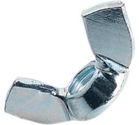 Forgefix Wing Nut Zp M10 Bag 10 in Silver Forgefix Silver