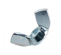 Forgefix Wing Nuts, Zp, Bag Multi Colour (M6)