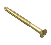 Forgefix Wood Screws, Slotted, Csk, Br Multi Colour (2.1/2In X 12 Forgepack 4)