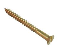 Forgefix Wood Screws, Slotted, Csk, Br Multi Colour (2In X 10 Forgepack 6)