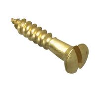 Forgefix Wood Screws, Slotted, Csk, Br Multi Colour (3/4In X 6 Forgepack 25)