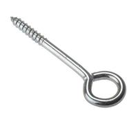 Forgefix Zinc-Plated Vine Eyes Zp 100 - 12Ga Bag Of 10 For Durable Cable Attachments