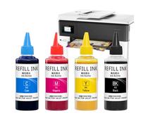 Forgekael 100ml Refill Pigment Ink Compatible With Printer Supplies Pagewide 352dw 377dw 452dn Dw 477dn Dw P55250dw P57750dw 556xh Dn
