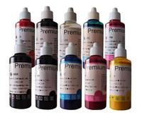 Forgekael 10x100ml Water-based Pigment Ink Compatible With PRO-300 PRO300 Printer Supplies For Part Number PFI-300 Ink Cartridge