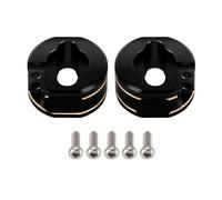 Forgekael 14g Per Piece Brass Rear Axle Counterweights Compatible With 1 18 Scale RC Crawler Models 4M 30 Set Of 4 Pieces(Black)