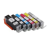 Forgekael 250 251 PGI250 CLI251 Ink Cartridge 4-pack Compatible With Printer Supplies IP7220 MX722 MX922 IX6820 IP8720 MG7120 MG7520(1Sset 6Colors)