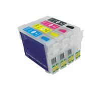 Forgekael 4 Pcs Refillable Ink Cartridge Compatible With ME-10 ME-101 T1661-T1664