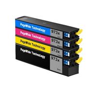 Forgekael 4Color 1Set Compatible With Printer Supplies 973 973X 973XL 352dw 377dw 452dn 452dw 477dn 477dw 552dw For Part Number 973 973X 973XL