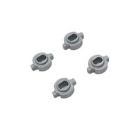 Forgekael 4Pcs Metal Bond Changeover Adapter Compatible with 1/28 RC Car Models Compatible With ZERO-Z Z MR-03 Wheel Hub Change To AWD(Grey)