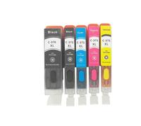 Forgekael BCI-370 BCI-371 Refillable Ink Cartridge 2-pack Compatible With Printer Supplies PIXUS MG5730 MG6930 MG7730F MG7730 For Part Number BCI-370 BCI-371(1Set 5pcs)