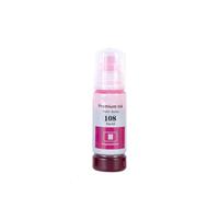 Forgekael Color Water Based Bottle Refill Bulk Inkjet Ink 108 4x Compatible With L8050 L18050 Printer Supplies For Part Number 108(1PC Magenta)