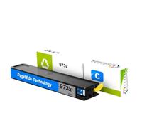 Forgekael Compatible With 973 XL Ink Cartridge With Pigment Ink Printer Supplies PageWide Pro 352dw 377dw 452dn 452dw 477dn 477dw 552dw 973 973X(120ml - Cyan)
