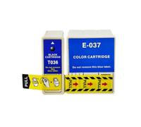 Forgekael Compatible With Printer Supplies Stylus C42UX C44UX C46 T036 T037 Ink Cartridge(1set)