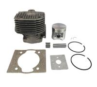 Forgekael Cylinder Piston 53mm Gasket Bearing Fits 1E53F 53F 90CC 2 Stroke Engine Earth Auger Power Drills