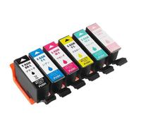 Forgekael KAM KAM-BK-L Compatible Ink Cartridge 4-pack Compatible With Printer Supplies EP-882AW EP-882AB EP-882AR EP-883AW EP-883AB EP-883AR(1SET)
