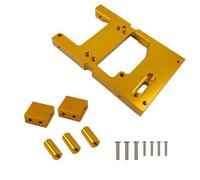 Forgekael Metal Steering Servo Mounting Bracket Compatible With RC Car Models B14 B24 C14 C24 Q65 MN D99S MN45 Aftermarket Replacement(Gold)