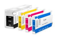 Forgekael Refillable Ink Cartridge 952 953 954 955 955XL Compatible With OfficeJet Pro 7740 8710 8715 8720 8730 8740 8210 8216 8725(1Set With 2Sets Chip)