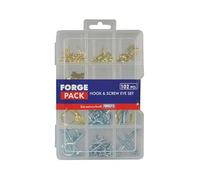 Forgepack FPHESET Hooks & Screw Eyes - Kit Assorted (Pack Of 102Pc)