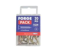 Forgepack FPMPS310Y Multi-Purpose Screw - Zinc Yellow Passivated 3.0 X 10Mm (Pack Of 80)