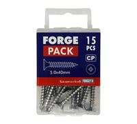 Forgepack FPMPS430CP Multi-Purpose Screw - Chrome Plated 4.0 X 30Mm (Pack Of 30)