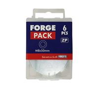 Forgepack FPWASH850 Flat Mudguard Washers - Zinc Plated M8 X 50Mm (Pack Of 6)