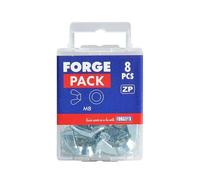 Forgepack FPWING5 Wing Nuts & Flat Washers - Zinc Plated M5 (Pack Of 12)