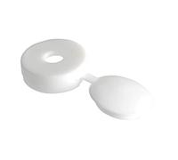 ForgePack Hinged Cover Caps | No. 6-8's | White, Plastic | Pack 20