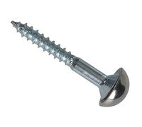 ForgePack Mirror Screws | 1 1/4" x 8 | Chrome Plated | Pack 8
