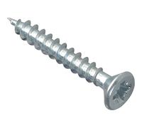ForgePack Multi-Purpose Single Thread Screws | 4.0 x 30mm | Zinc Plated | Pack 30