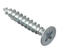 ForgePack Multi-Purpose Single Thread Screws | 5.0 x 30mm | Zinc Plated | Pack 20