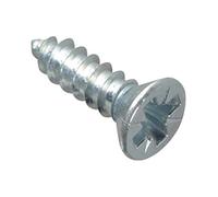 ForgePack Self-Tapping Screws Countersunk | 1/2" x 6 | Zinc Plated | Pack 40
